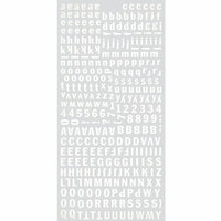 BasicGrey - Basic White Collection - Micro Monogram Stickers