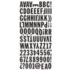 BasicGrey - Basic Kraft Collection - Mini Monogram Stickers
