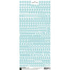 BasicGrey - Micro Monogram Stickers - Alphabet - Blue