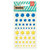 BasicGrey - Basics Collection - Candy Buttons - Blue and Yellow