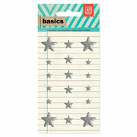 BasicGrey - Basics Collection - Metal Studs - Silver Stars