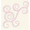 BasicGrey - Bling It Collection - Rhinestones - Designer Swirl - Blush