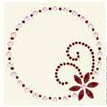 BasicGrey - Bling It Collection - Rhinestones - Designer Frame - Ruby