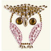 BasicGrey - Bling It Collection - Rhinestones - Designer Owl - Nutmeg and Blush