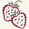 BasicGrey - Bling It Collection - Rhinestones - Designer Strawberry - Red, BRAND NEW