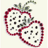 BasicGrey - Bling It Collection - Rhinestones - Designer Strawberry - Red, BRAND NEW