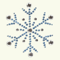 BasicGrey - Bling It Collection - Rhinestones - Designer Snowflake - Powder, BRAND NEW