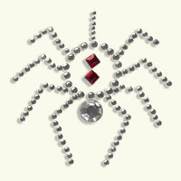 BasicGrey - Bling It Collection - Rhinestones - Designer Spider - Diamond