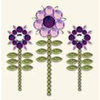 BasicGrey - Bling It Collection - Rhinestones - Designer Sunflower - Lilac