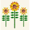 BasicGrey - Bling It Collection - Rhinestones - Designer Sunflower - Curry