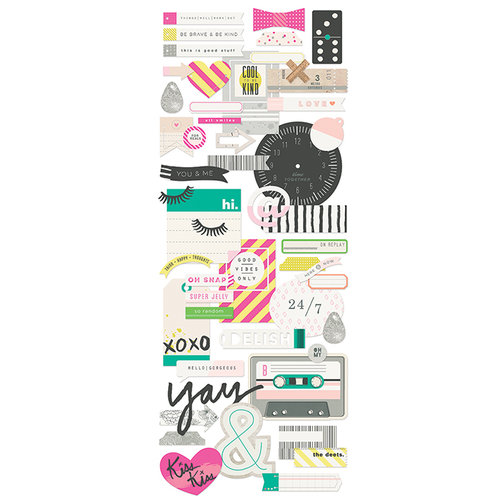 BasicGrey - B-Side Collection - Die Cut Cardstock Pieces