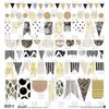 BasicGrey - Barista Collection - 12 x 12 Cardstock Stickers - Banners