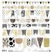 BasicGrey - Barista Collection - 12 x 12 Cardstock Stickers - Banners