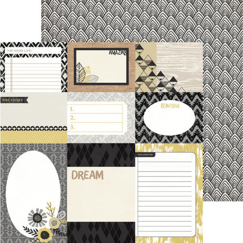 BasicGrey - Barista Collection - 12 x 12 Double Sided Paper - Journal Cards