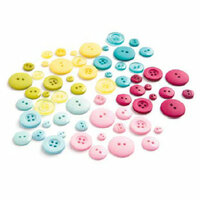 BasicGrey - Lemonade Collection - Buttons, CLEARANCE