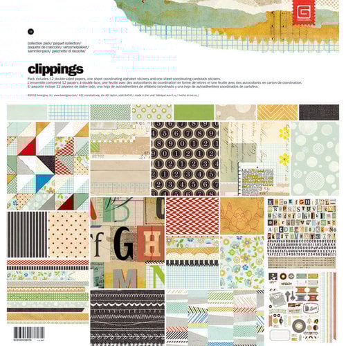 BasicGrey - Clippings Collection - 12 x 12 Collection Pack