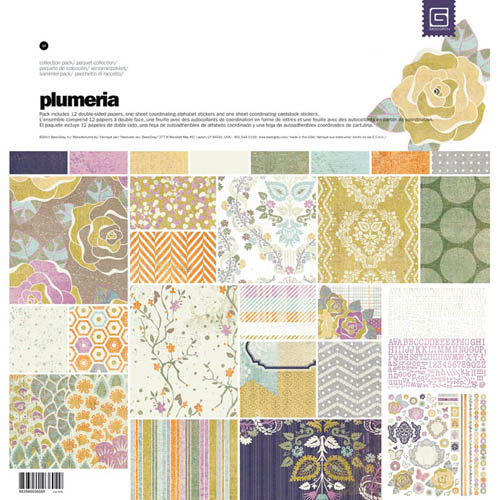 BasicGrey - Plumeria Collection - 12 x 12 Collection Pack