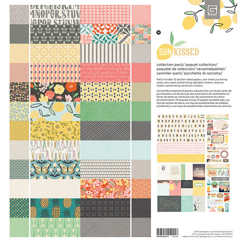 BasicGrey - Sun Kissed Collection - 12 x 12 Collection Pack