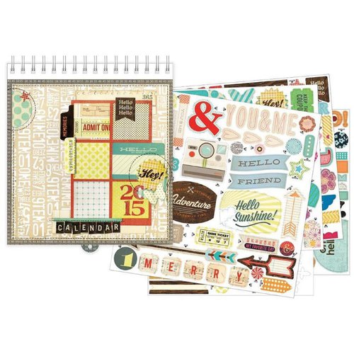 BasicGrey - Calendar Kit - 2015