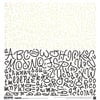BasicGrey - Cappella Collection - 12 x 12 Alphabet Stickers, CLEARANCE