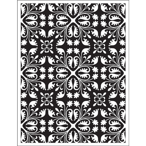 Hero Arts - BasicGrey - South Pacific Collection - Repositionable Rubber Stamps - Floral Wallpaper