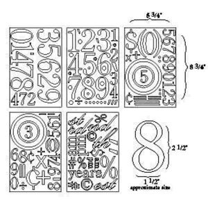 BasicGrey - Self-Adhesive Undressed Chipboard - Numberpile - Numbers and more