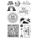 Hero Arts - BasicGrey - Fresh Cut Collection - Clear Acrylic Stamps - Oh, Fun