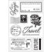 Hero Arts - BasicGrey - South Pacific Collection - Clear Acrylic Stamps - Bon Voyage