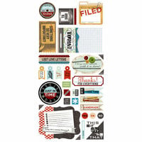 BasicGrey - Clippings Collection - Cardstock Stickers - Titles