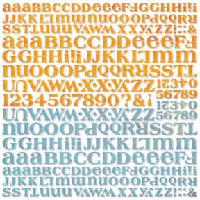 BasicGrey Letter Stickers - Color Me Silly