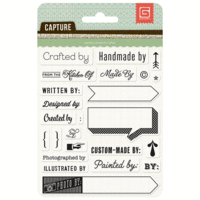 BasicGrey - Capture Collection - Clear Acrylic Stamp - Give Credit