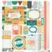 BasicGrey - Capture Collection - 12 x 12 Cardstock Stickers - Elements