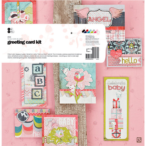 BasicGrey - Olivia Collection - Greeting Card Kit