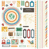 BasicGrey - Carte Postale Collection - 12 x 12 Element Stickers