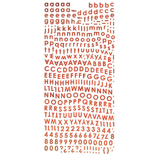 BasicGrey - Curio Collection - Micro Monogram Stickers, BRAND NEW