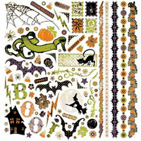 BasicGrey - Eerie Collection - Halloween - 12 x 12 Element Stickers - Shapes
