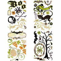 BasicGrey - Eerie Collection - Halloween - Adhesive Chipboard - Shapes
