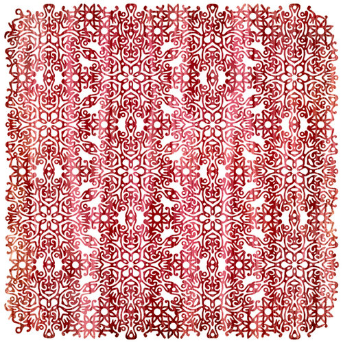 BasicGrey - Eskimo Kisses Collection - Christmas - Doilies - 12 x 12 Die Cut Paper - Red, CLEARANCE