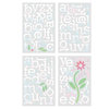 BasicGrey - Euphoria Collection - Chipboard Stickers - Alphabet, CLEARANCE