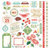BasicGrey - Evergreen Collection - Christmas - 12 x 12 Cardstock Stickers - Elements