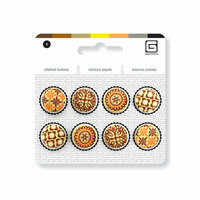 BasicGrey - Notions Collection - Stitched Buttons - Buttercup