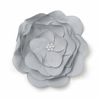 BasicGrey - Notions Collection - Fabric Flowers - Delightful Blossom - Onyx
