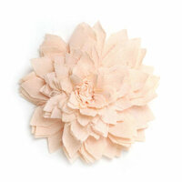 BasicGrey - Notions Collection - Fabric Flowers - Delicate Blossom - Melon