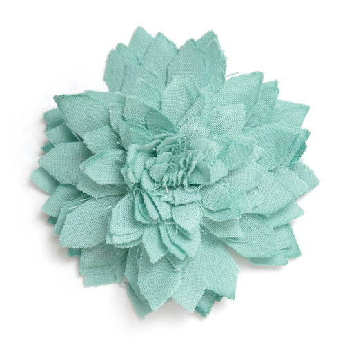 BasicGrey - Notions Collection - Fabric Flowers - Delicate Blossom - Seaspray