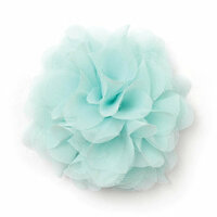 BasicGrey - Notions Collection - Fabric Flowers - Bounce Blossom - Bluebird