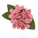 BasicGrey - Notions Collection - Wool Felt Flowers - Burst Blossom - Blush