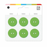 BasicGrey - Notions Collection - Yummy Buttons - Large Resin Buttons - Grass