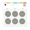 BasicGrey - Notions Collection - Yummy Buttons - Large Resin Buttons - Mushroom