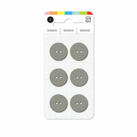 BasicGrey - Notions Collection - Yummy Buttons - Small Resin Buttons - Mushroom