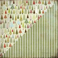 BasicGrey - Figgy Pudding Collection - 12x12 Double Sided Paper - Forest